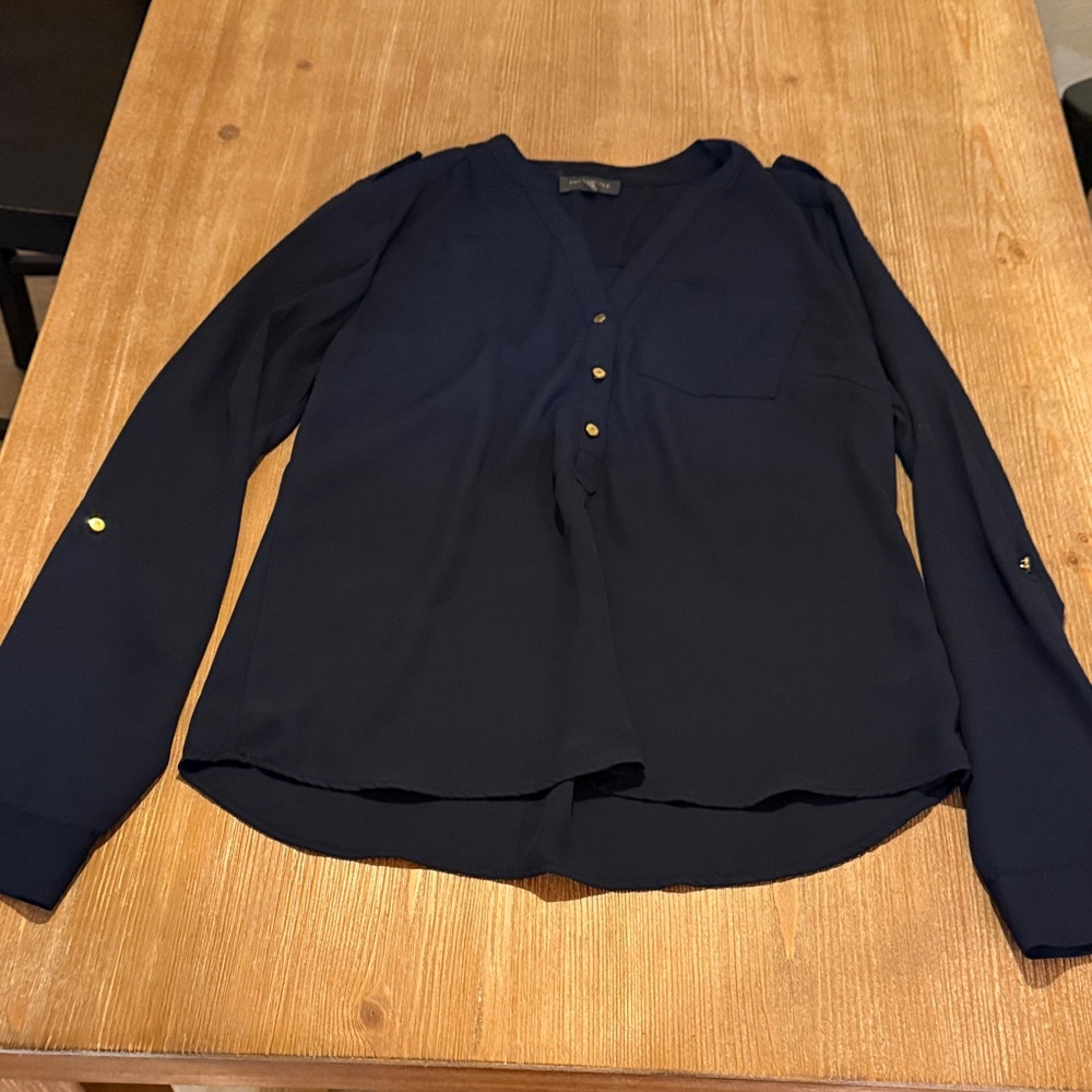 The Limited Midnight Black Blouse